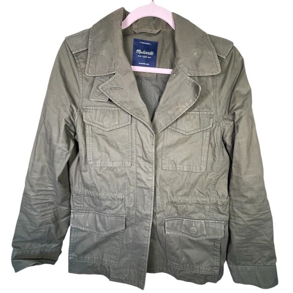 Madewell Olive Utility Jacket - Picture 3 of 16